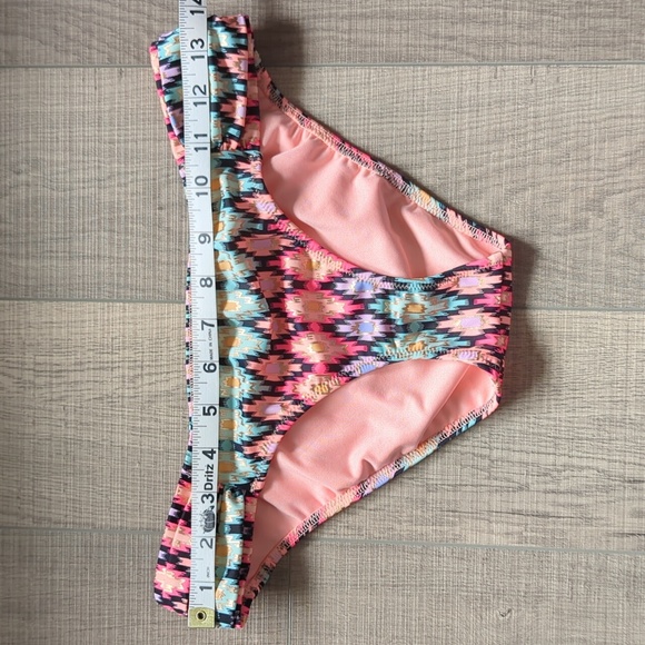 NWOT Victoria's Secret bikini bottom bright pattern small - Picture 5 of 5